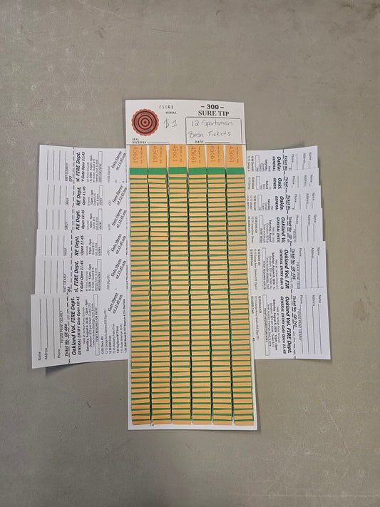 12 Sportsman Bash Ticket Raffle