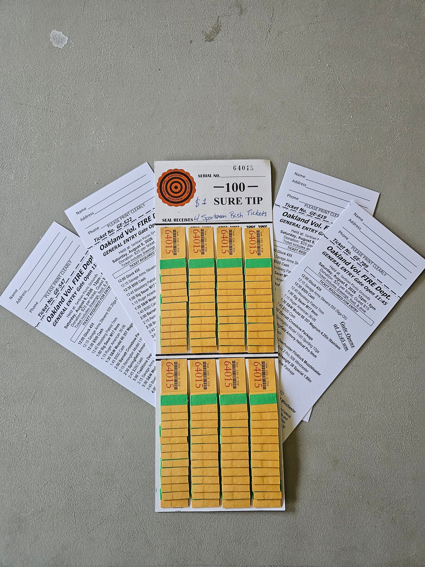 Sportsman Bash Ticket Raffle